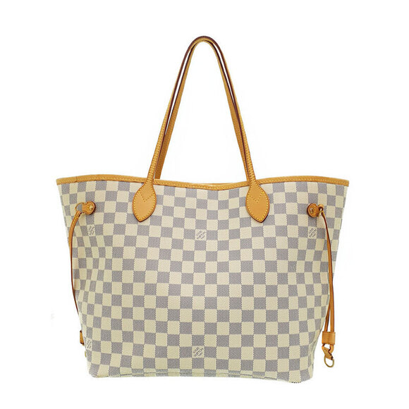 Louis Vuitton Handbags - Louis Vuitton Damier Azur White Neverfull Tote Bag